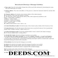 Plymouth County Discharge of Mortgage Guidelines Page 1