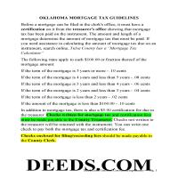 Kingfisher County Mortgage Affidavit Information Page 1