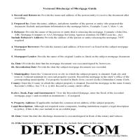 Essex County Discharge of Mortgage Guidelines Page 1