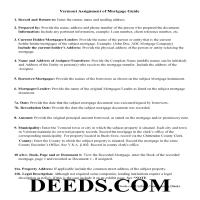 Washington County Assignment of Mortgage Guidelines Page 1