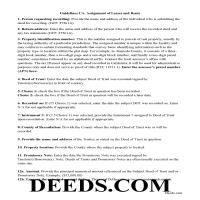 Orange County Assignment of Leases and Rents Guidelines Page 1