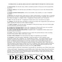 Guidelines for Release of Assignment of Rents and Leases Page 1