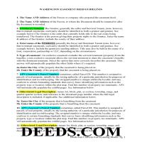 Spokane County Easement Deed Guidelines Page 1
