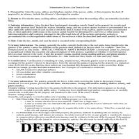 Grenada County Quit Claim Deed Guide Page 1