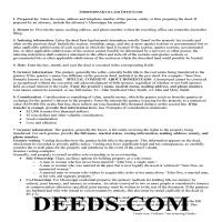 Grenada County Quit Claim Deed Guide Page 1