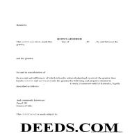 Quit Claim Deed Form Page 1