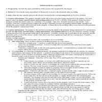 Warren County Quit Claim Deed Guide Page 1