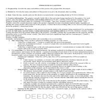 Webster County Quit Claim Deed Guide Page 1