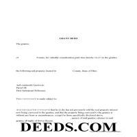 Grant Deed Form Page 1