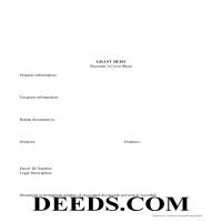 Boone County Grant Deed Form Page 1