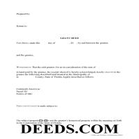 Polk County Grant Deed Form Page 1