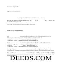 Kingfisher County Easement Deed Form Page 1
