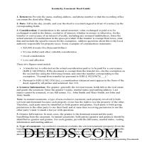 Bell County Easement Deed Guide Page 1