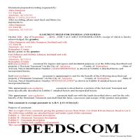 Completed Example of the Easement Deed Document Page 1
