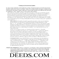 Guide to Writing an Easement Description Page 1