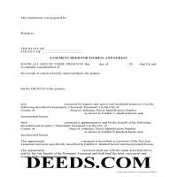Easement Deed Form Page 1