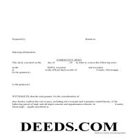 Lowndes County Corrective Deed Form Page 1