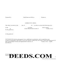 Ringgold County Corrective Deed Form Page 1