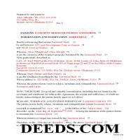 Completed Example of a Release of Easement Document Page 1