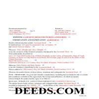 Gaston County Completed Example of the Release of Easement Document Page 1
