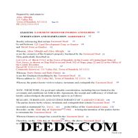 Hudson County Completed Example of the Release of Easement Document Page 1