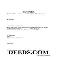 Quit Claim Deed Form Page 1