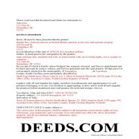 Kershaw County Completed Example of the Quit Claim Deed Document Page 1