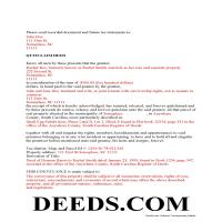 Marion County Completed Example of the Quit Claim Deed Document Page 1