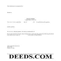 Grant Deed Form Page 1
