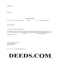 Grant Deed Form Page 1