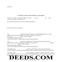 Easement Deed Form Page 1