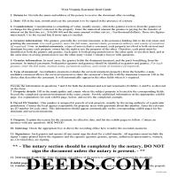 Easement Deed Guide Page 1