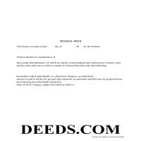 Mineral Deed Form Page 1