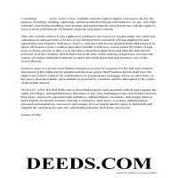 Mineral Deed Form Page 1