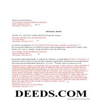 Completed Example of a Mineral Deed Document Page 1