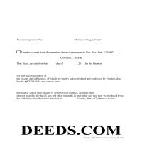 Thomas County Mineral Quitclaim Deed Form Page 1