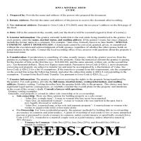 Clayton County Guidelines for Mineral Deed Page 1