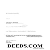 Gift Deed Form Page 1