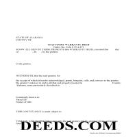 Special Warranty Deed Form Page 1