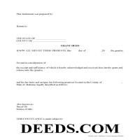 Grant Deed Form Page 1