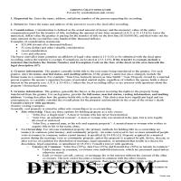 Apache County Grant Deed Guide Page 1