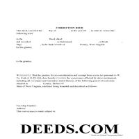 Correction Deed Form Page 1