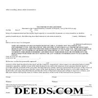 Oklahoma Transfer on Death Deed Page 1