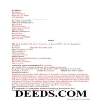 Hudson County Completed Example of the Trustee Deed Document Page 1