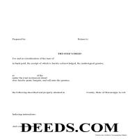 Grenada County Trustee Deed Form Page 1