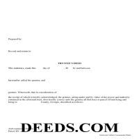 Calhoun County Trustee Deed Form Page 1