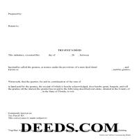 Charlotte County Trustee Deed Form Page 1