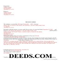 Polk County Completed Example of the Trustee Deed Document Page 1