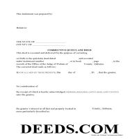 Correction Quitclaim Deed Page 1
