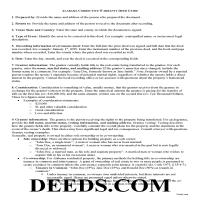 Correction Warranty Deed Guide Page 1